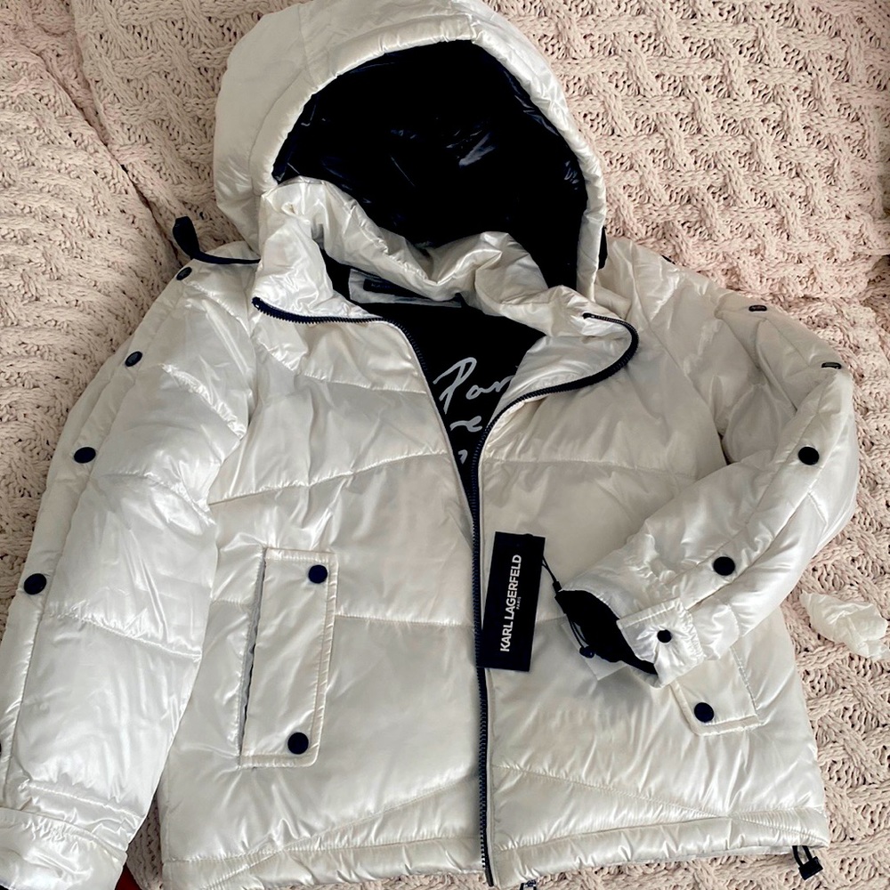 Karl Lagerfeld white jacket
